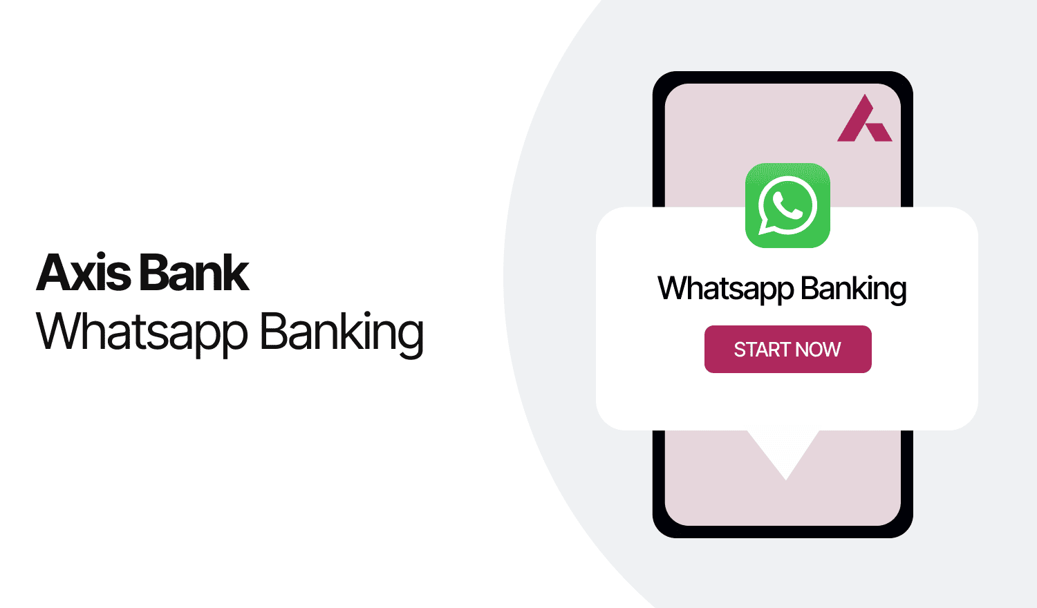 Axis Bank Whatsapp Banking